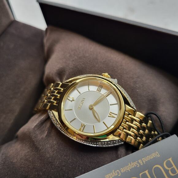 Bulova Classic Diamond Stainless Steel Quartz Ladies Watch main image 5